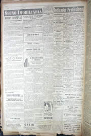 Página do jornal Unitário de junho de 1950