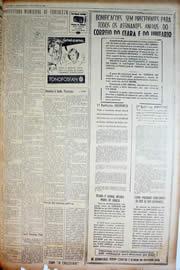 Página do jornal Unitário de junho de 1950