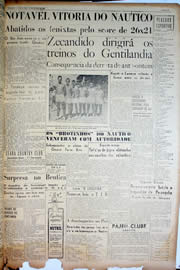 Página do jornal Unitário de junho de 1950