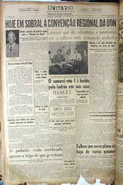 Página do jornal Unitário de junho de 1950