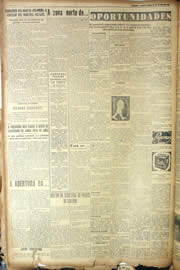 Página do jornal Unitário de junho de 1950