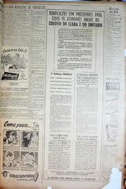 Página do jornal Unitário de junho de 1950