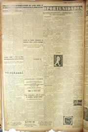 Página do jornal Unitário de julho de 1950
