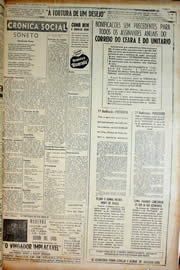 Página do jornal Unitário de julho de 1950