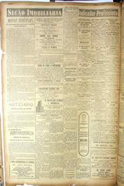 Página do jornal Unitário de julho de 1950