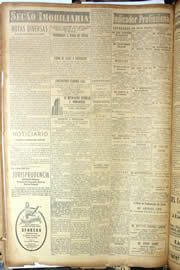 Página do jornal Unitário de julho de 1950