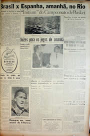 Página do jornal Unitário de julho de 1950