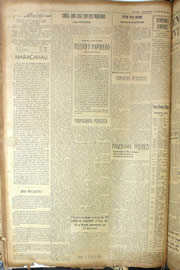 Página do jornal Unitário de julho de 1950
