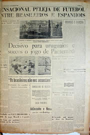 Página do jornal Unitário de julho de 1950