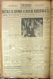 Página do jornal Unitário de julho de 1950