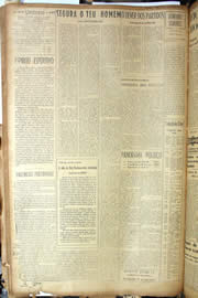 Página do jornal Unitário de julho de 1950