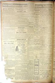 Página do jornal Unitário de julho de 1950