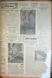 Página do jornal Unitário de julho de 1950