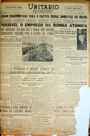 Página do jornal Unitário de julho de 1950