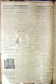 Página do jornal Unitário de julho de 1950