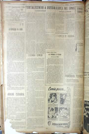 Página do jornal Unitário de julho de 1950