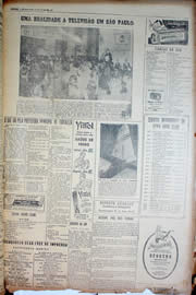 Página do jornal Unitário de julho de 1950