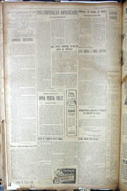 Página do jornal Unitário de julho de 1950