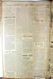 Página do jornal Unitário de agosto de 1950