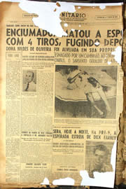 Página do jornal Unitário de agosto de 1950