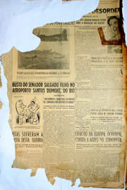 Página do jornal Unitário de agosto de 1950