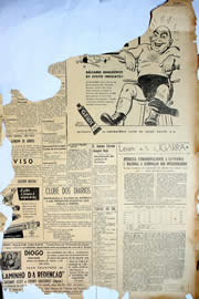 Página do jornal Unitário de agosto de 1950