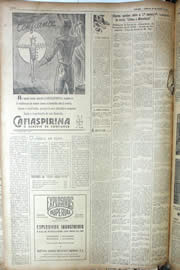 Página do jornal Unitário de agosto de 1950