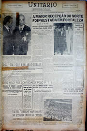 Página do jornal Unitário de agosto de 1950