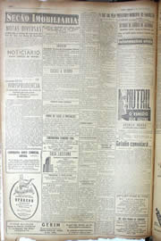 Página do jornal Unitário de agosto de 1950