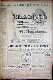 Página do jornal Unitário de agosto de 1950