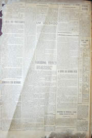 Página do jornal Unitário de setembro de 1950