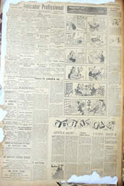 Página do jornal Unitário de setembro de 1950