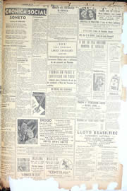 Página do jornal Unitário de setembro de 1950
