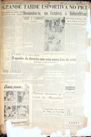 Página do jornal Unitário de setembro de 1950