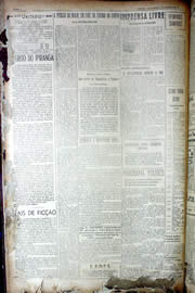 Página do jornal Unitário de setembro de 1950