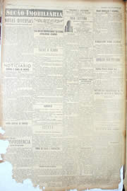 Página do jornal Unitário de setembro de 1950