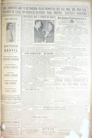 Página do jornal Unitário de setembro de 1950