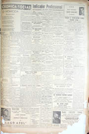 Página do jornal Unitário de setembro de 1950