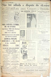 Página do jornal Unitário de setembro de 1950