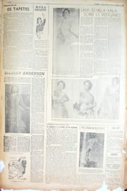 Página do jornal Unitário de setembro de 1950