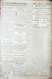 Página do jornal Unitário de setembro de 1950