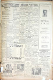 Página do jornal Unitário de setembro de 1950