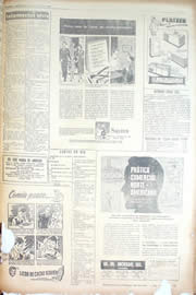 Página do jornal Unitário de setembro de 1950