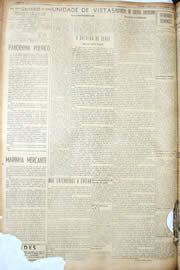 Página do jornal Unitário de setembro de 1950