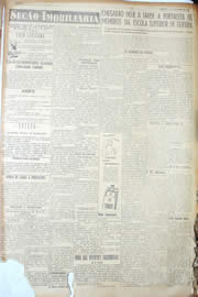 Página do jornal Unitário de setembro de 1950