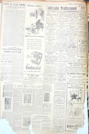 Página do jornal Unitário de setembro de 1950