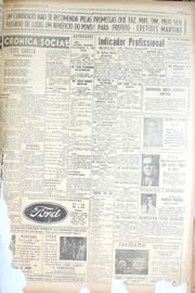 Página do jornal Unitário de setembro de 1950