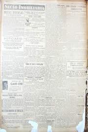 Página do jornal Unitário de setembro de 1950