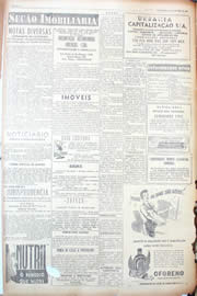 Página do jornal Unitário de outubro de 1950