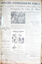 Página do jornal Unitário de outubro de 1950